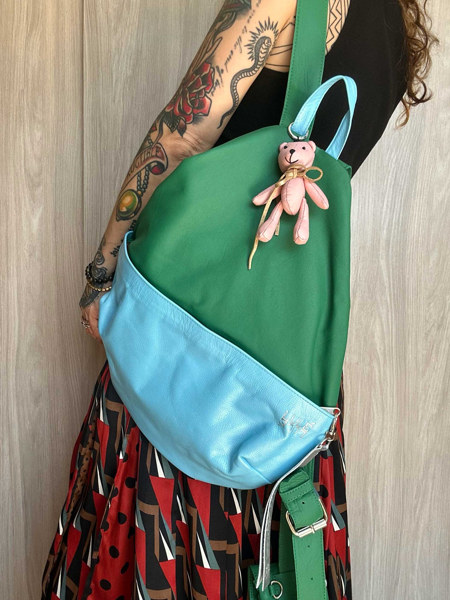 BagPack Verde y Azul