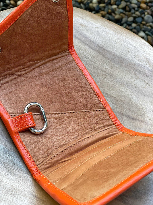 Small Lulé Wallet Orange