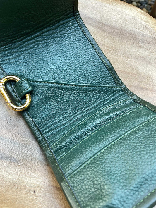 Small Lulé Wallet Green