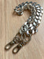 Short silver aluminum chain