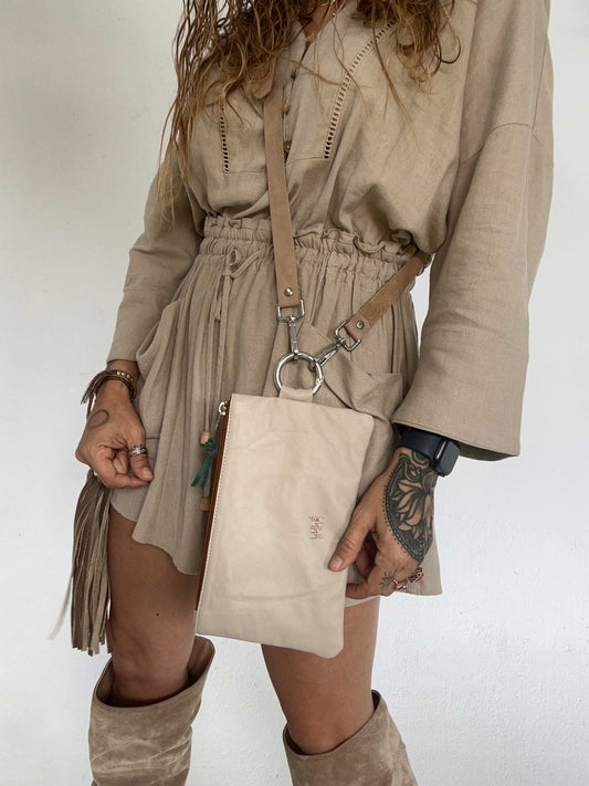 Petite Bag Beige con Strap